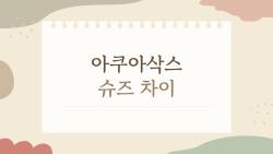 아쿠아삭스 슈즈 차이, 왜 워터파크에서는 아쿠아삭스, 계곡에서는 아쿠아슈즈가 정답일까