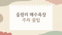 을왕리 해수욕장 주차 꿀팁, 성수기에도 여유있게! 5분 안에 잡는 똑똑한 시간대 공략