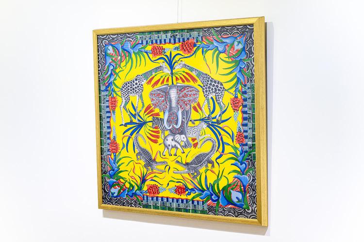 에르메스 스카프 액자, 12만 원으로 집이 갤러리 변신?