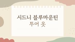시드니 블루마운틴 투어 옷, 2026 봄에 이거 안 입으면 후회!